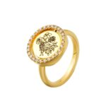 Embrace Family Blooms – Custom Birth Flower Ring – A Cherished Keepsake for Mom and Grandmom - Image 2