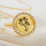 Embrace Family Blooms – Custom Birth Flower Ring – A Cherished Keepsake for Mom and Grandmom - Image 5