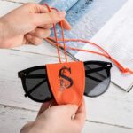 Carry Your Vision with Grace – Custom Leather Magnetic Glasses Clip – For Travel Lovers and Everyday Adventures - Image 4