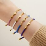 Embrace Love's Colors – Adjustable Initial Heart Charm Bracelet – For Moms, Grandmoms & Cherished Friends - Image 7