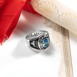Honor Your Journey – Custom Birthstone Signet Ring – A Timeless Tribute for Graduates of 2025 - Image 3