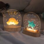 Embrace Sweet Dreams – Personalized Animal Acrylic Night Light – For Cherished Little Ones’ Bedside Glow - Image 4