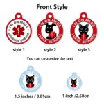 Protect Your Pet with a Personalized Medical Alert ID Tag – Custom Engraved Stainless Steel Tag for Dogs & Cats with Special Needs - Image 7
