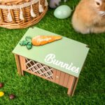 Personalized Easter Bunny Hutch – Custom Wooden Carrot Décor & Treat Holder (For Kids & Family) - Image 4