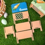 Personalized Easter Bunny Hutch – Custom Wooden Carrot Décor & Treat Holder (For Kids & Family) - Image 5