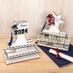 Celebrate New Beginnings – Custom Tiered Graduation Money Holder Cake – For Cherished Class of 2024 Moments - Image 2