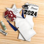 Celebrate New Beginnings – Custom Tiered Graduation Money Holder Cake – For Cherished Class of 2024 Moments - Image 4
