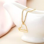 Carry Her Name Close to Heart – Custom Sterling Silver Heart Necklace – For Cherished Women & Special Moments - Image 3