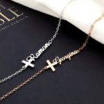 Embrace Faith and Name – Handcrafted Cross Name Bracelet – A Cherished Keepsake for Her Special Moments - Image 5