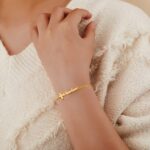 Embrace Faith and Name – Handcrafted Cross Name Bracelet – A Cherished Keepsake for Her Special Moments - Image 8