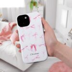 Embrace Elegance – Custom Pink Bow Phone Case – A Cherished Token for Besties and Bridesmaids - Image 5