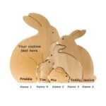 Celebrate Easter Together with a Custom Wooden Bunny Family Puzzle – A Heartwarming Keepsake for Parents and Kids - Image 5