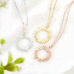 Carry Their Names Close – Vintage Circle Name Necklace – A Cherished Keepsake for Mom, Wife, or Her - Image 3