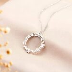 Carry Their Names Close – Vintage Circle Name Necklace – A Cherished Keepsake for Mom, Wife, or Her - Image 4