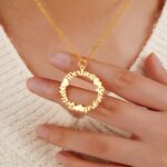 Carry Their Names Close – Vintage Circle Name Necklace – A Cherished Keepsake for Mom, Wife, or Her - Image 7