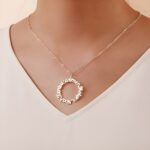 Carry Their Names Close – Vintage Circle Name Necklace – A Cherished Keepsake for Mom, Wife, or Her - Image 8