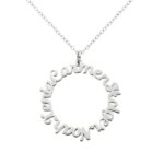 Carry Their Names Close – Vintage Circle Name Necklace – A Cherished Keepsake for Mom, Wife, or Her - Image 9