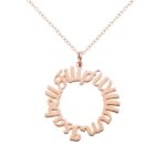 Carry Their Names Close – Vintage Circle Name Necklace – A Cherished Keepsake for Mom, Wife, or Her - Image 10
