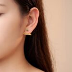 Embrace Your Story – Custom Name & Birthstone Wrap Earrings – A Cherished Treasure for Her Special Moments - Image 6