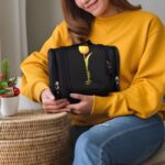 Carry Her Story – Custom Name & Birth Flower Travel Toiletry Bag – A Cherished Keepsake for Her Journeys - Image 7