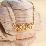 Carry Her Name Close – Custom Hollow Font Name Necklace – A Tender Treasure for Her Special Day - Image 7