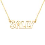 Custom name necklace gift for her special day