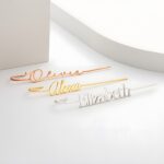 Embrace Your Name in Silver – Elegant Ear Wrap Earrings – A Cherished Keepsake for Her - Image 2