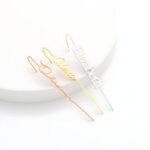 Embrace Your Name in Silver – Elegant Ear Wrap Earrings – A Cherished Keepsake for Her - Image 3