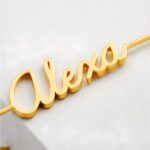 Embrace Your Name in Silver – Elegant Ear Wrap Earrings – A Cherished Keepsake for Her - Image 4