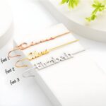 Embrace Your Name in Silver – Elegant Ear Wrap Earrings – A Cherished Keepsake for Her - Image 7