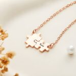 Celebrate the Unbreakable Bond – Engraved Puzzle Necklace for Autism Moms – A Heartfelt Tribute for Mother's Day & Beyond - Image 3