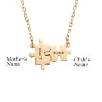 Celebrate the Unbreakable Bond – Engraved Puzzle Necklace for Autism Moms – A Heartfelt Tribute for Mother's Day & Beyond - Image 9