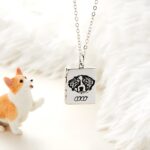Carry Their Spirit Close – Custom Pet Portrait Book Locket Necklace – A Loving Tribute for Cherished Pet Owners - Image 3