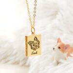 Carry Their Spirit Close – Custom Pet Portrait Book Locket Necklace – A Loving Tribute for Cherished Pet Owners - Image 5