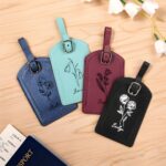 Embrace Your Journey – Custom Birthflower Passport & Card Holder – For Her Special Adventures - Image 4