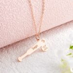 Carry Your Game Close – Custom Baseball Bat Pendant Necklace – For Her, The Baseball Enthusiast - Image 4