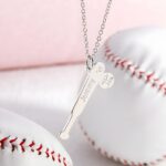 Carry Your Game Close – Custom Baseball Bat Pendant Necklace – For Her, The Baseball Enthusiast - Image 5