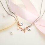 Embrace Strength and Hope – Sterling Silver Initial Breast Cancer Survivor Necklace – For Her Courageous Journey - Image 2