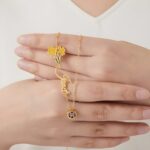 Embrace Her Story – Birthflower & Zodiac Necklace with Name – A Cherished Keepsake for Mom or Her - Image 5