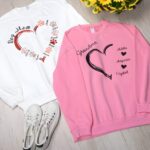 Wear Your Heart Proudly – Custom Grandma & Grandkids Name Shirt – For Cherished Nana Moments - Image 2