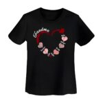 Wear Your Heart Proudly – Custom Grandma & Grandkids Name Shirt – For Cherished Nana Moments - Image 10