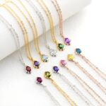 Celebrate Her Essence – Birthstone Necklace of Timeless Elegance – For Mom, Grandma, and Cherished Friends - Image 2