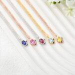Celebrate Her Essence – Birthstone Necklace of Timeless Elegance – For Mom, Grandma, and Cherished Friends - Image 4