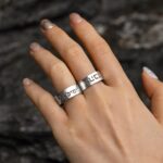 Embrace Heritage and Heart – Adjustable Hebrew Name Hammered Ring – A Cherished Token for Loved Ones - Image 8