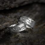 Personalized Hebrew name ring for cherished connections