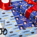 Custom graduation wrapping paper for Class of 2024