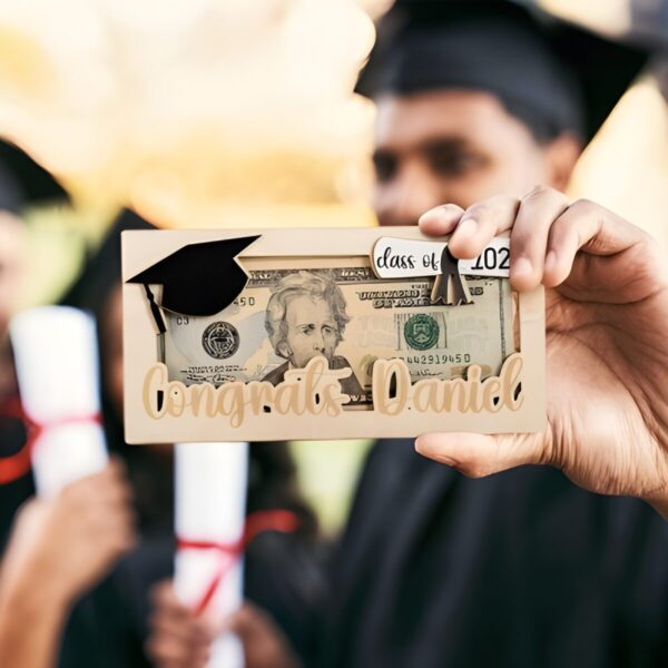 Custom name graduation money holder for Class of 2024