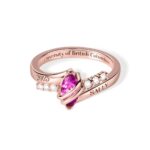 Celebrate New Beginnings – Custom Birthstone Graduation Ring – A Timeless Tribute for the Class of 2024 - Image 3