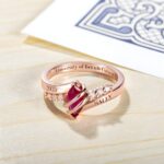 Celebrate New Beginnings – Custom Birthstone Graduation Ring – A Timeless Tribute for the Class of 2024 - Image 6