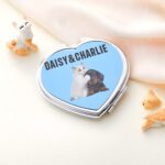 Carry Their Love Close – Custom Pet Photo Compact Mirror – For Cherished Pet Lovers On The Go - Image 3